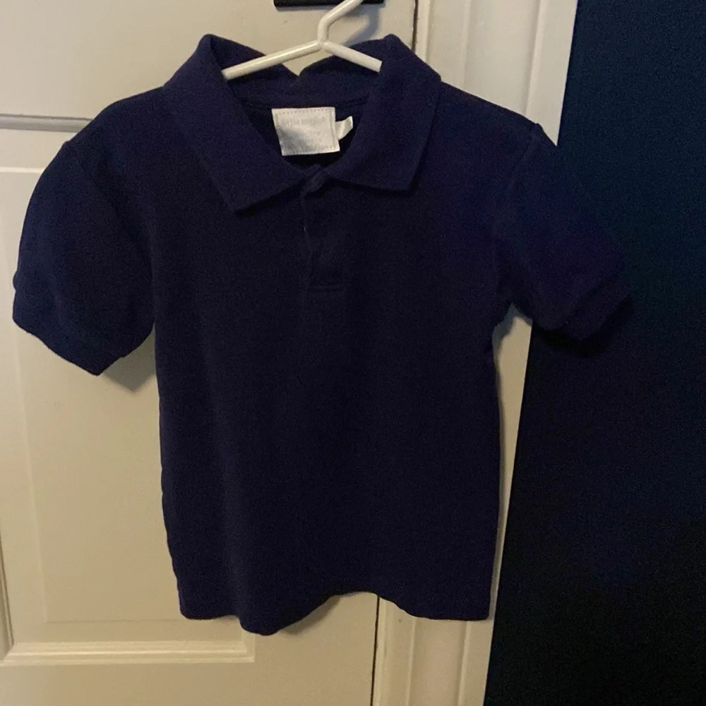 New English boys sized 6 navy polo - Picture 3 of 3